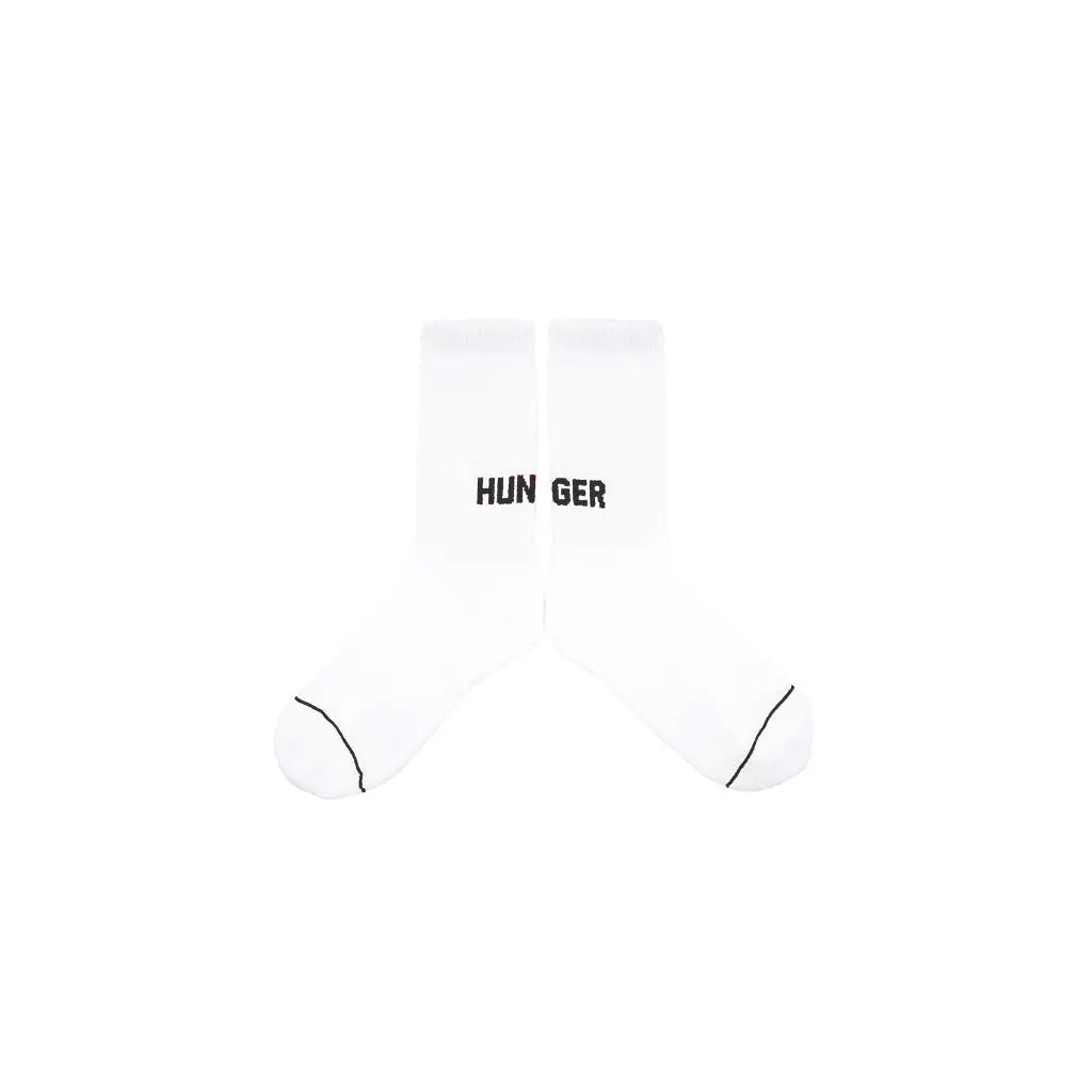HUNGER SOCKS WHITE / BLACK - ⚪️ ⚫️ hunger.93 Socks %price