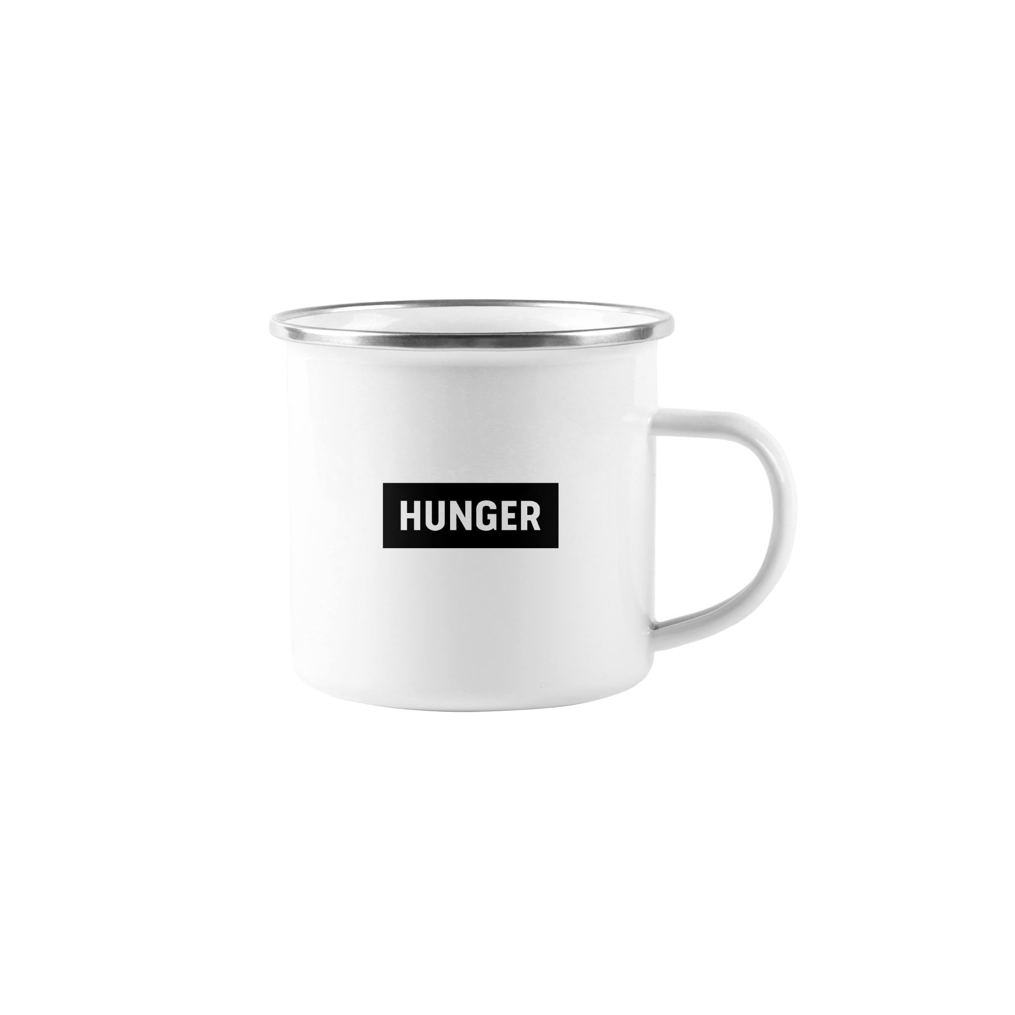 ENAMEL HUNGER MUG hunger.93
