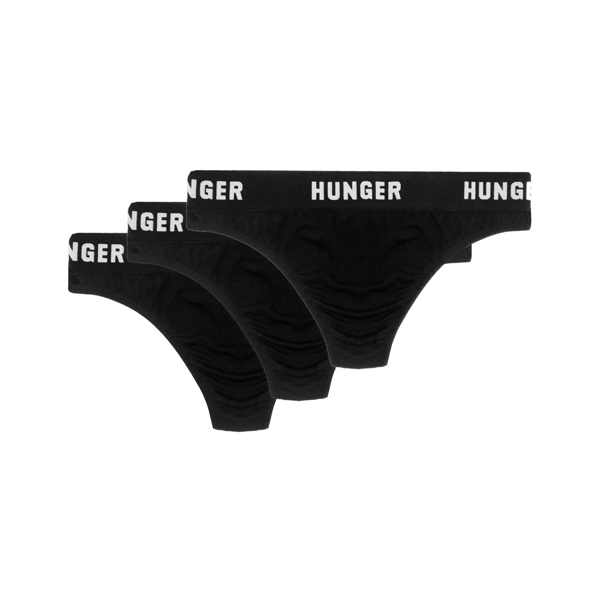 3x BLACK THONG hunger.93