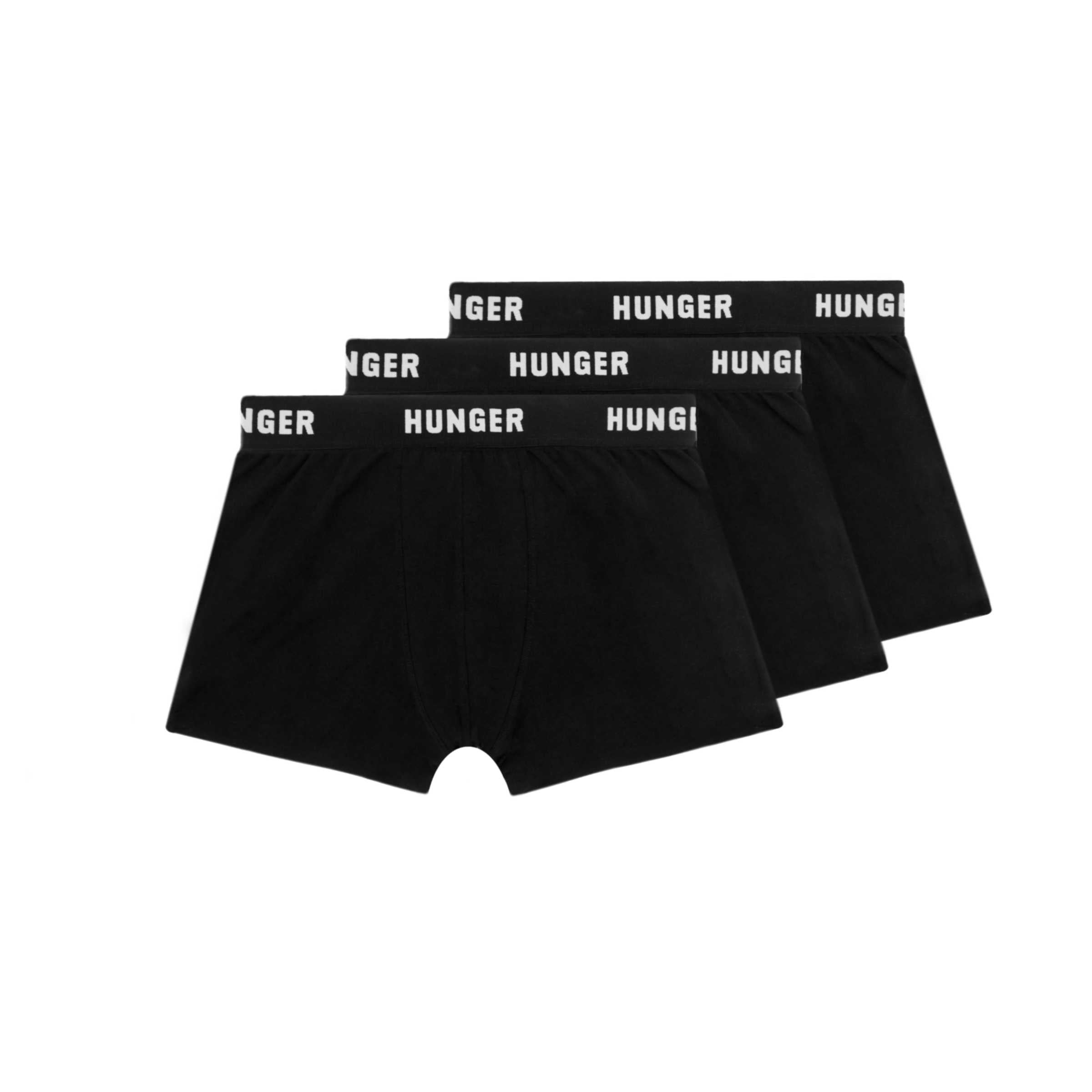 3x BLACK BOXERS hunger.93
