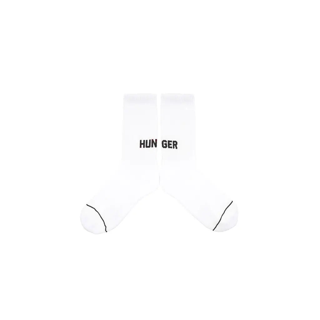  HUNGER SOCKS  WHITE / BLACK - ⚪️ ⚫️ hunger.93 Socks %price 
