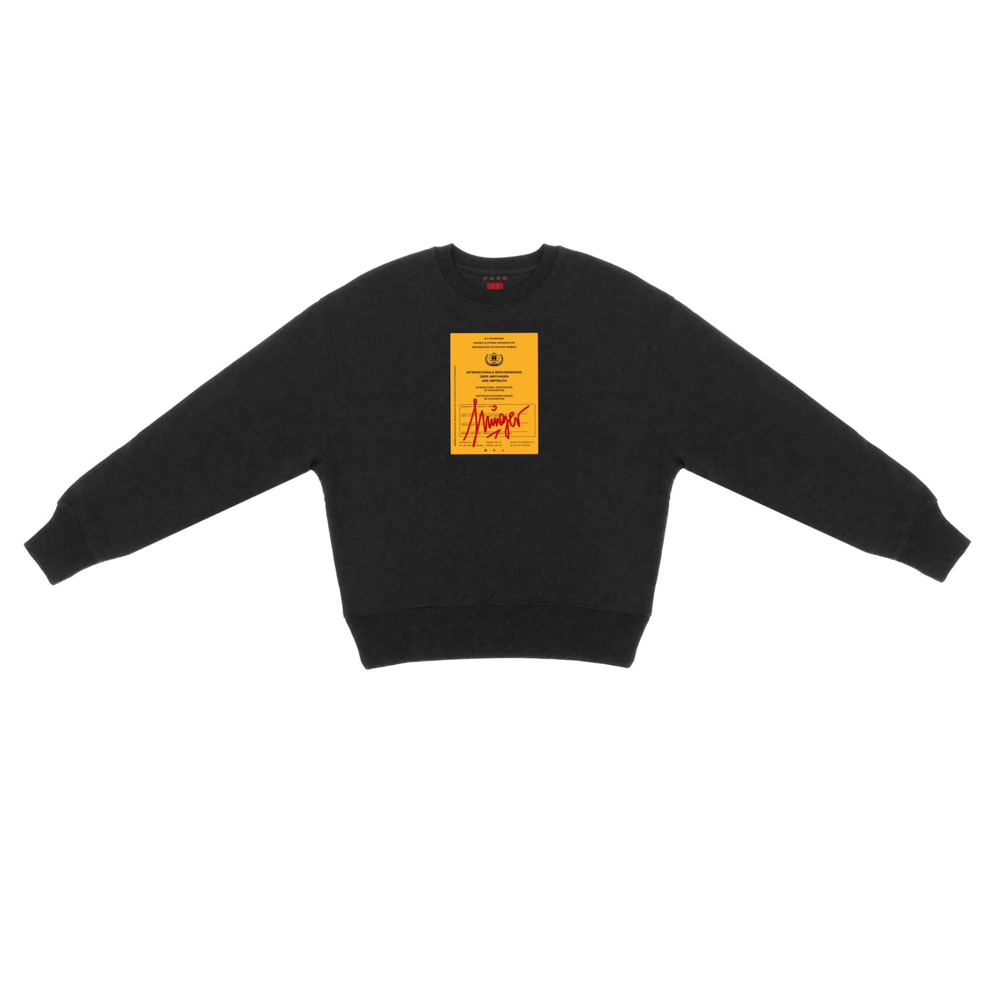 PASS CREWNECK hunger.93